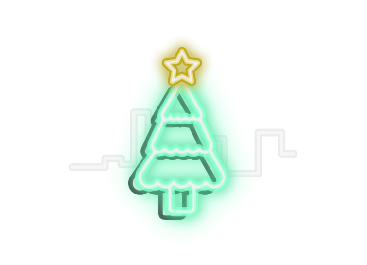Árbol de neón